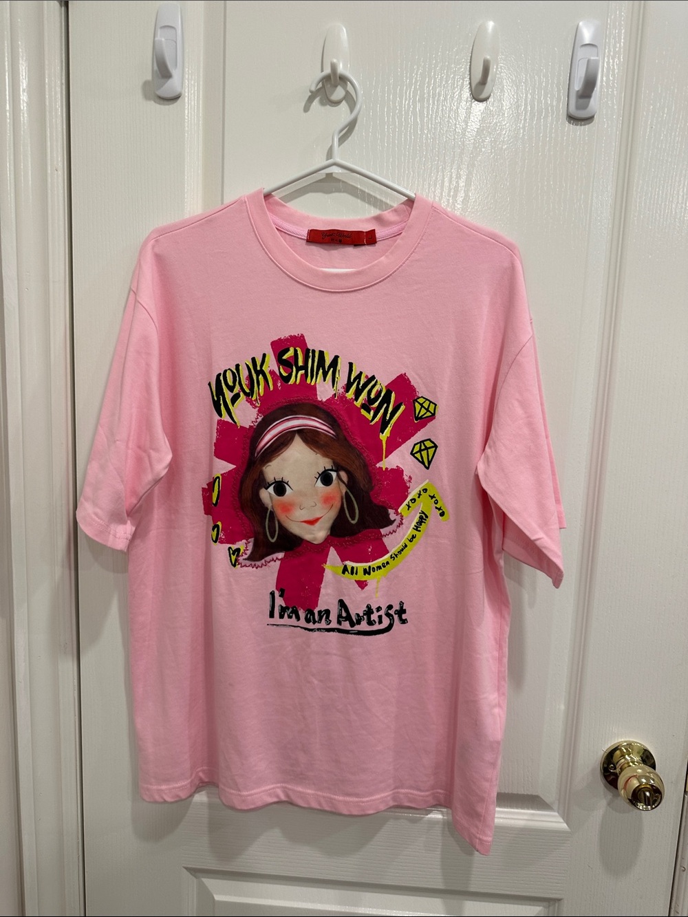 Pink Graphic Kids T-Shirt - I'm an Artist